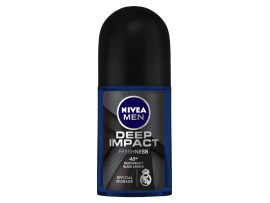 NIVEA Men Deodorant Roll On, Deep Impact Freshness, 50ml